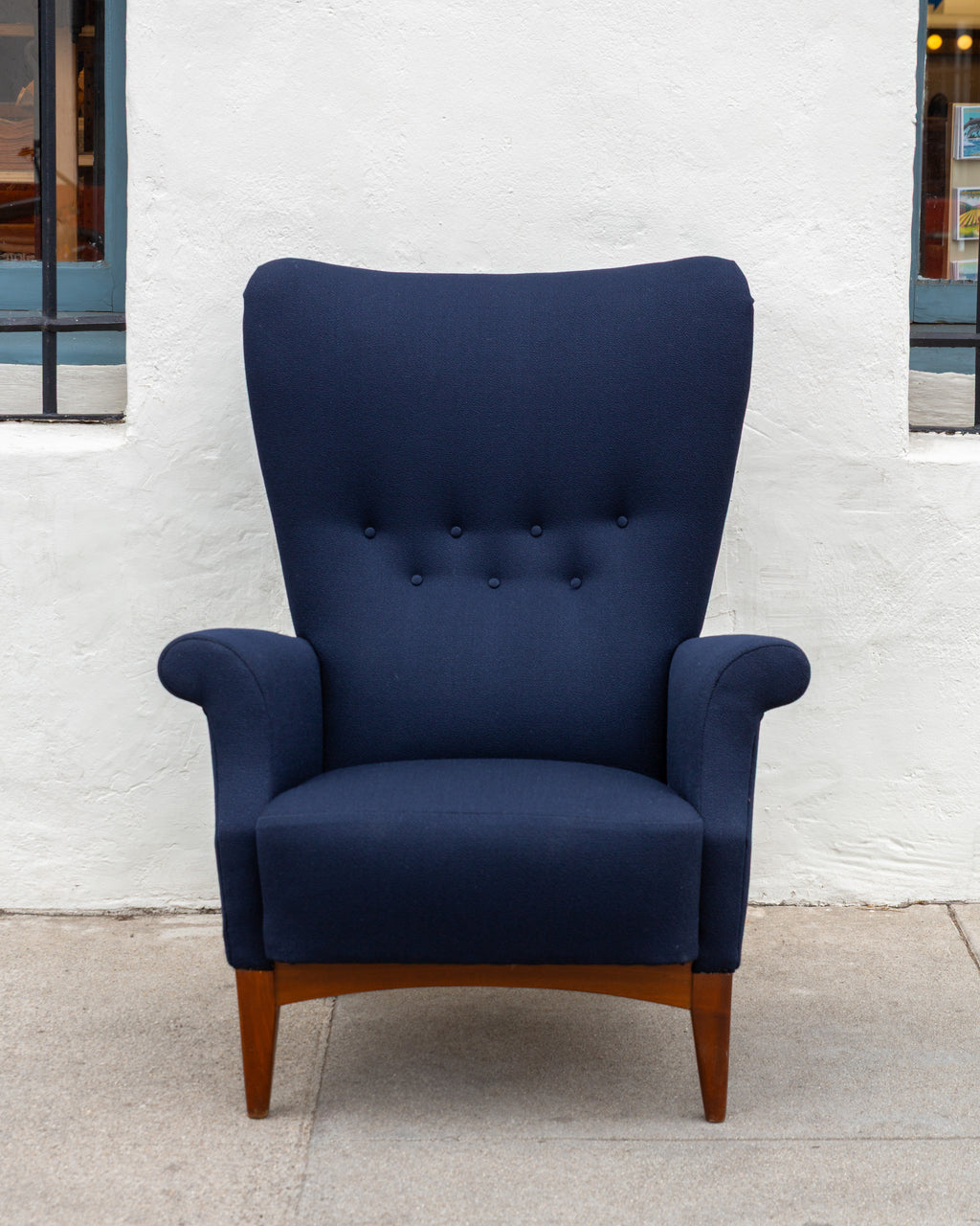 Danish Modern Lounge Chair by Fritz Hansen, New Upholstery
