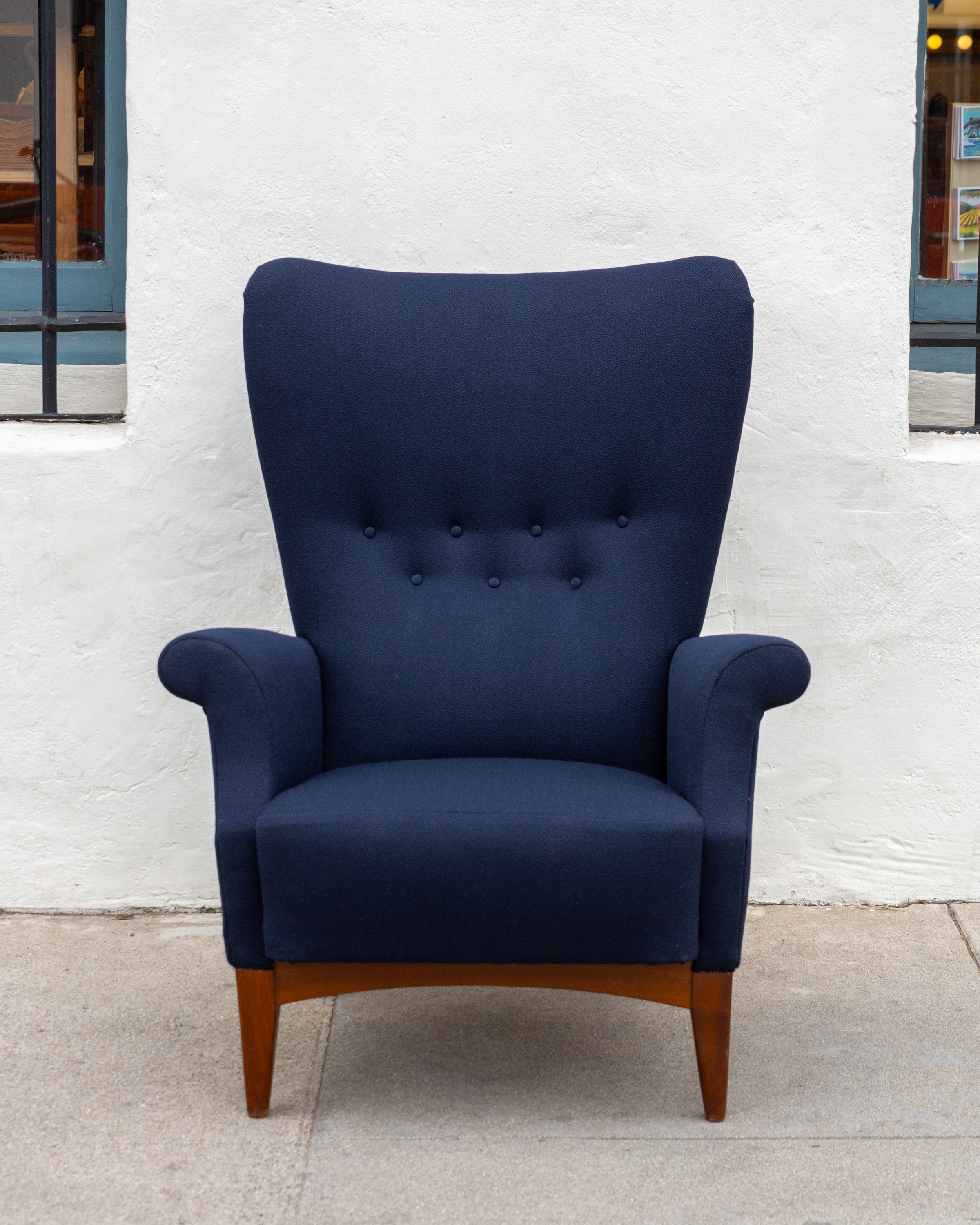Danish Modern Lounge Chair by Fritz Hansen, New Upholstery