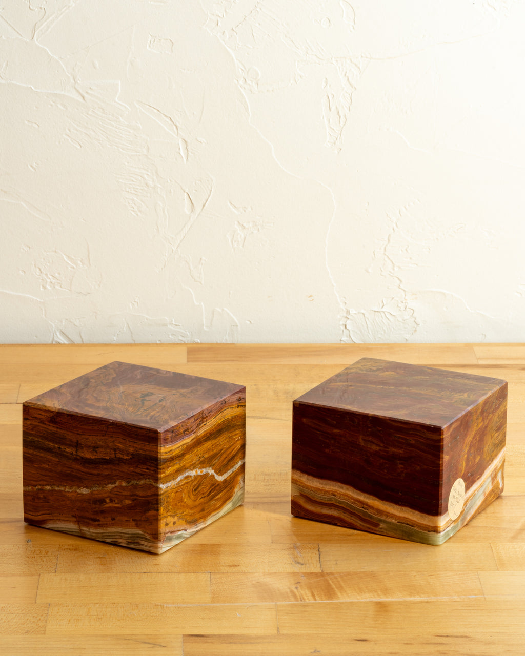 Stone Block Bookends Pair – The Blue Door