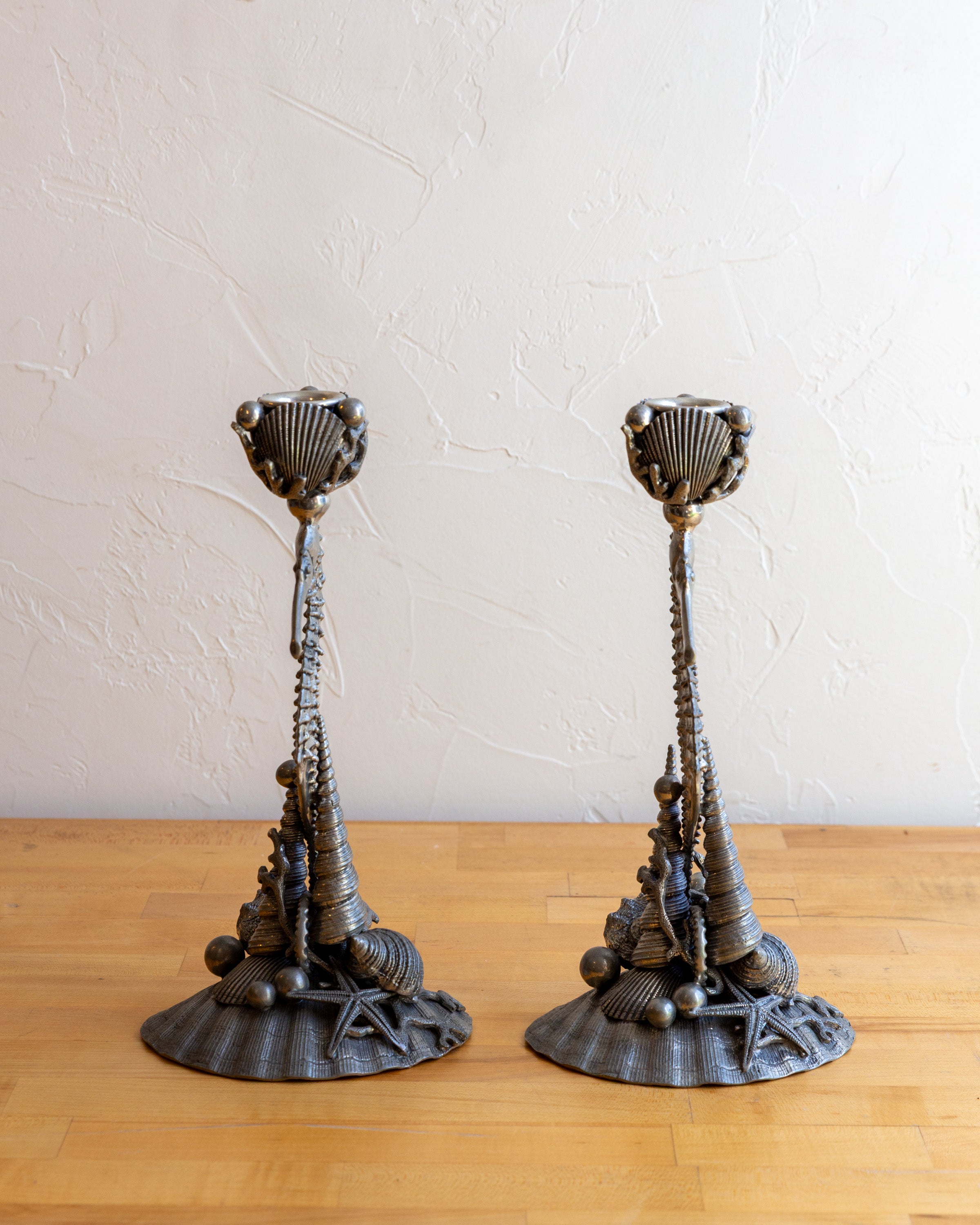 Vintage Piero Figura Candlesticks Made in Milan, Italy