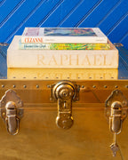 Vintage Brass Trunk with Keys