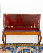 Vintage Piano Bench with Storage