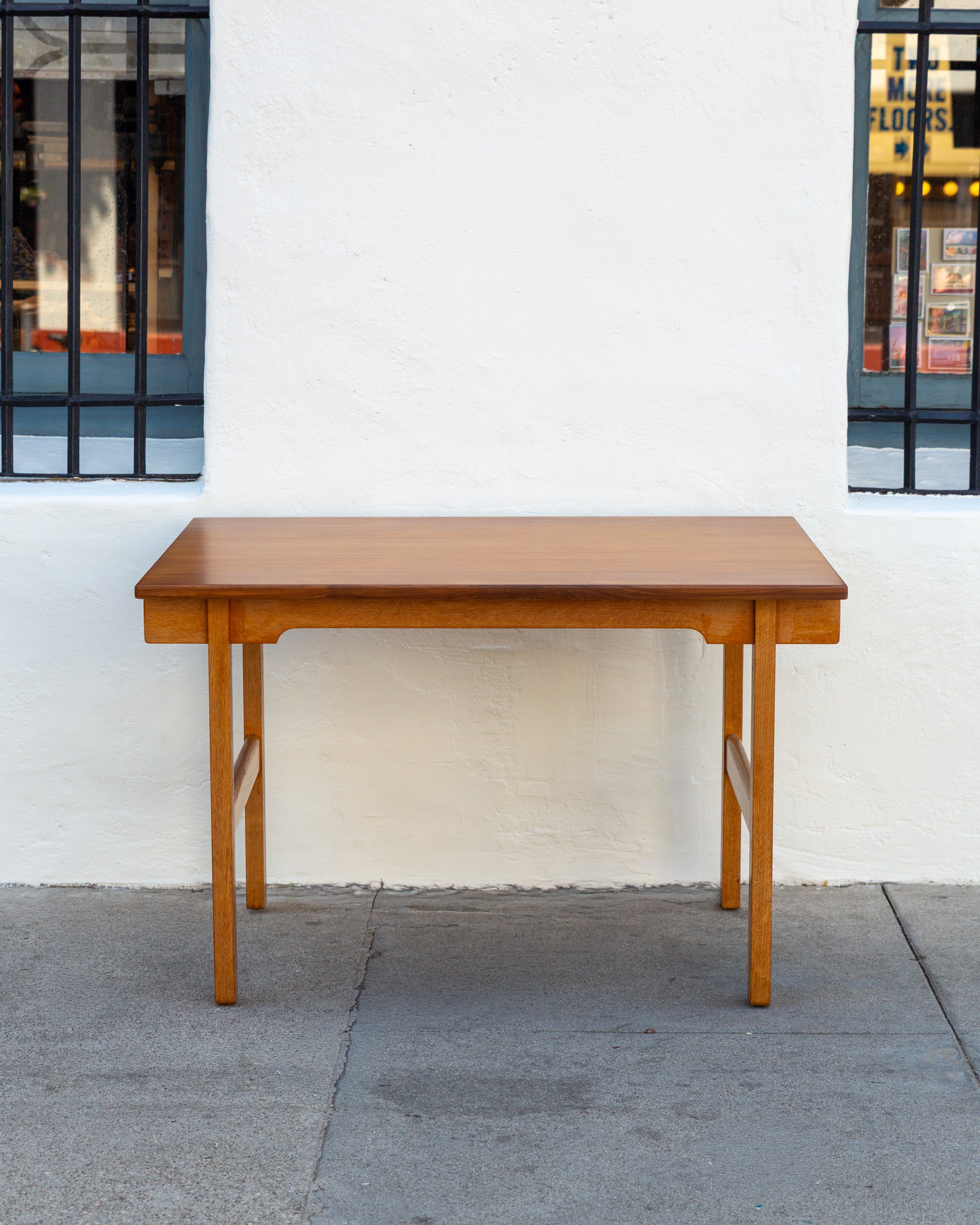 Danish Modern Teak and Oak Table by Hans Wegner for Getama