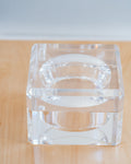 Chunky Faceted Lucite Box by Alessandro Albrizzi
