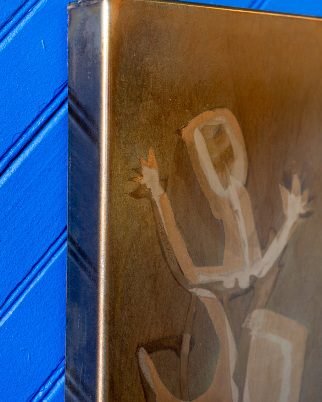 Acid Etched Abstract by Silvio Giovemetti, Italy 1973