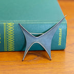 1950's Mid-Century Modern Sterling silver brooch signed by Ed Weiner