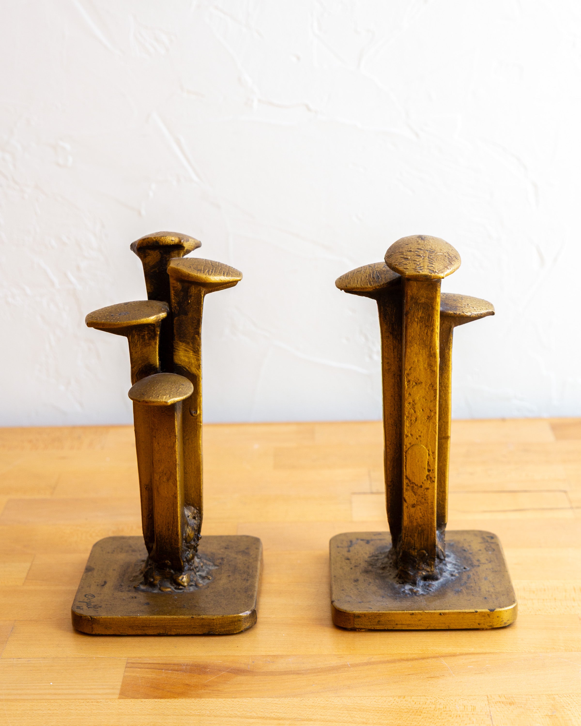 Rare 1968 C. Jere Bookends, Pair