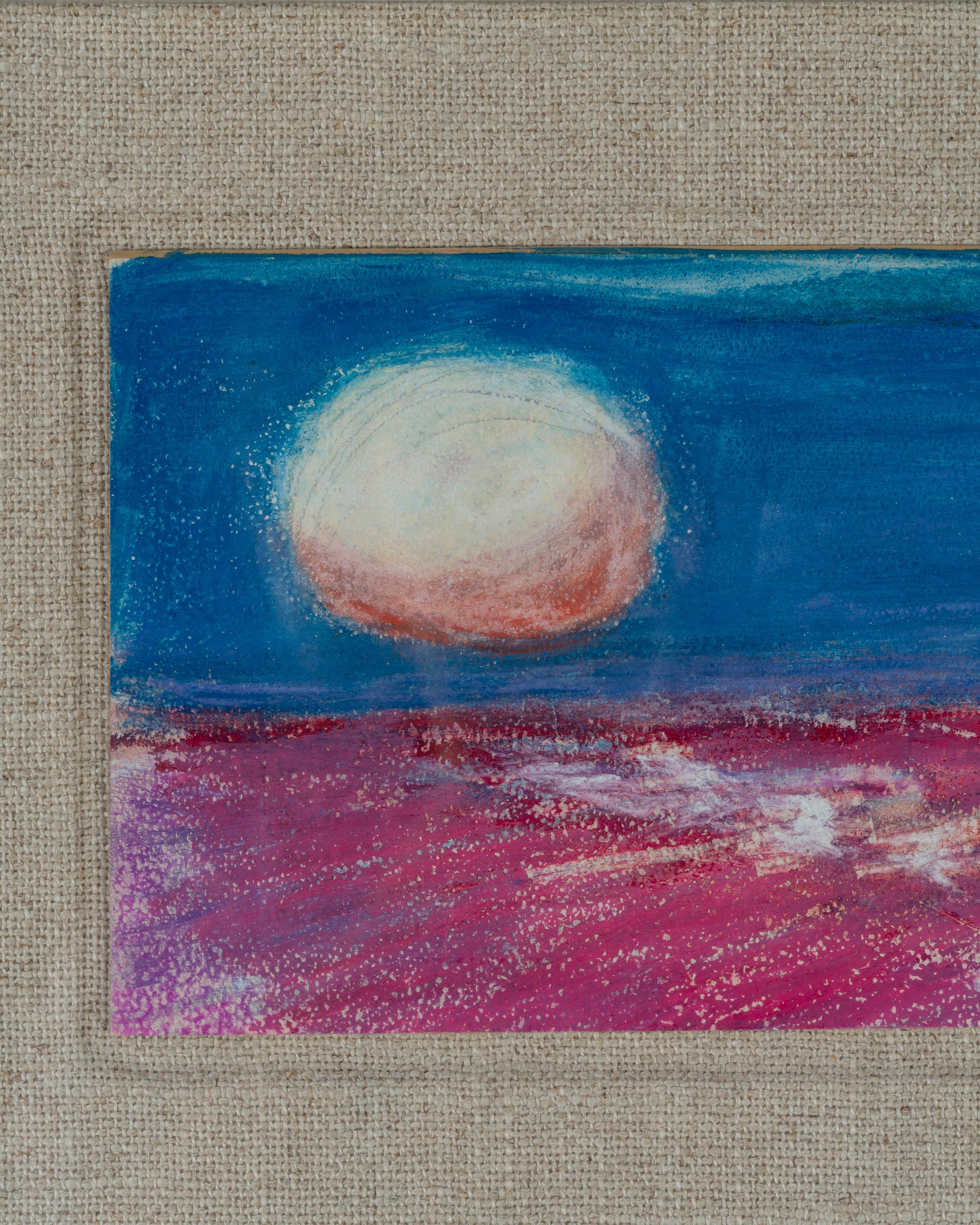 Vintage Abstract Pastel Painting