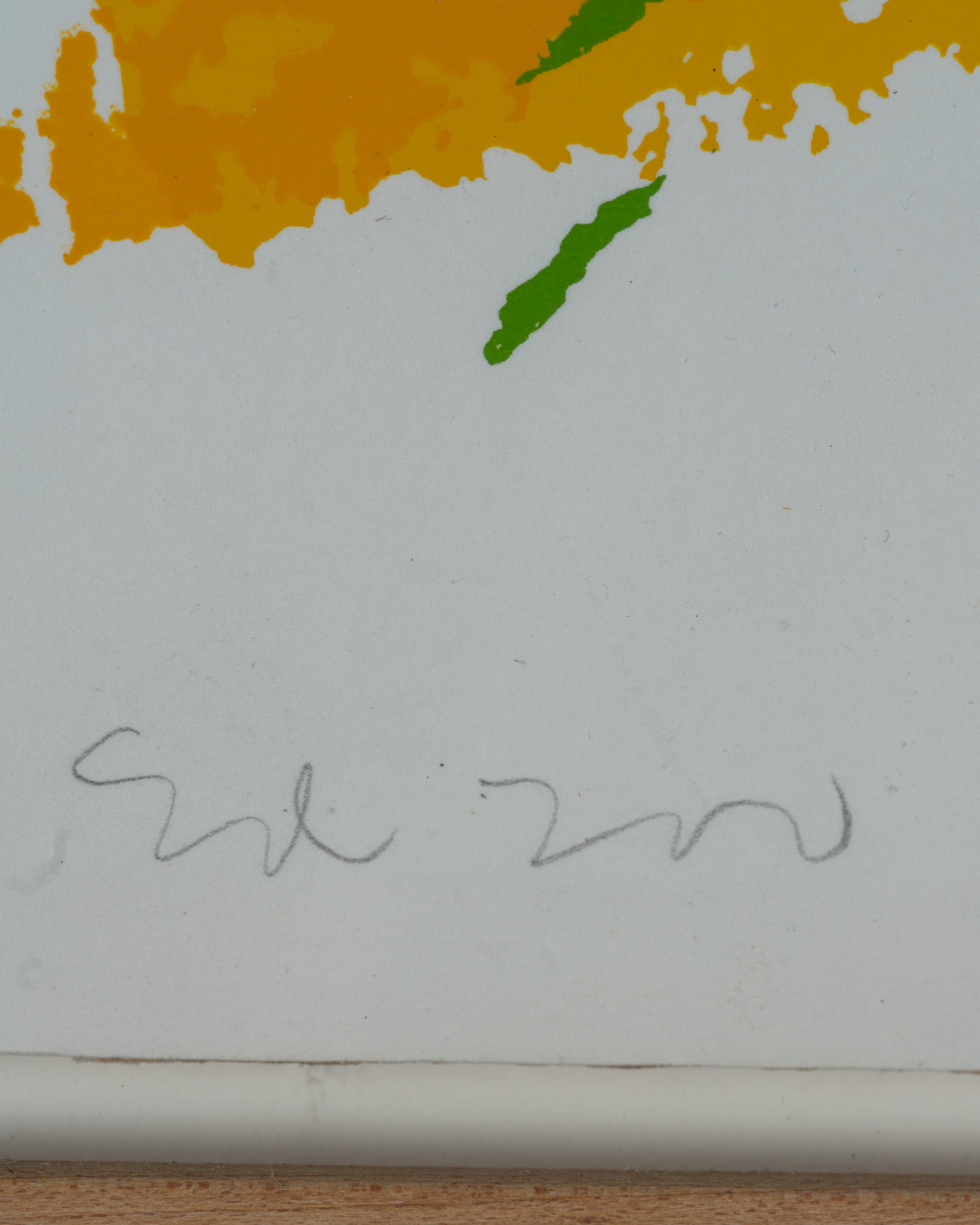 Corita Kent "Crocuses For Summer" Serigraph Print, 1950. ED 200, Pencil Signed.