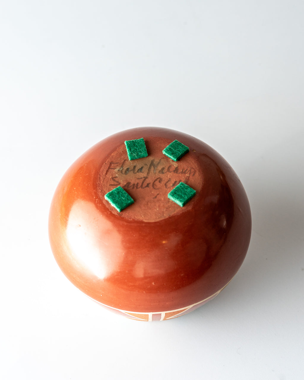 Vintage Handmade Polychrome Santa Clara Pueblo Pottery