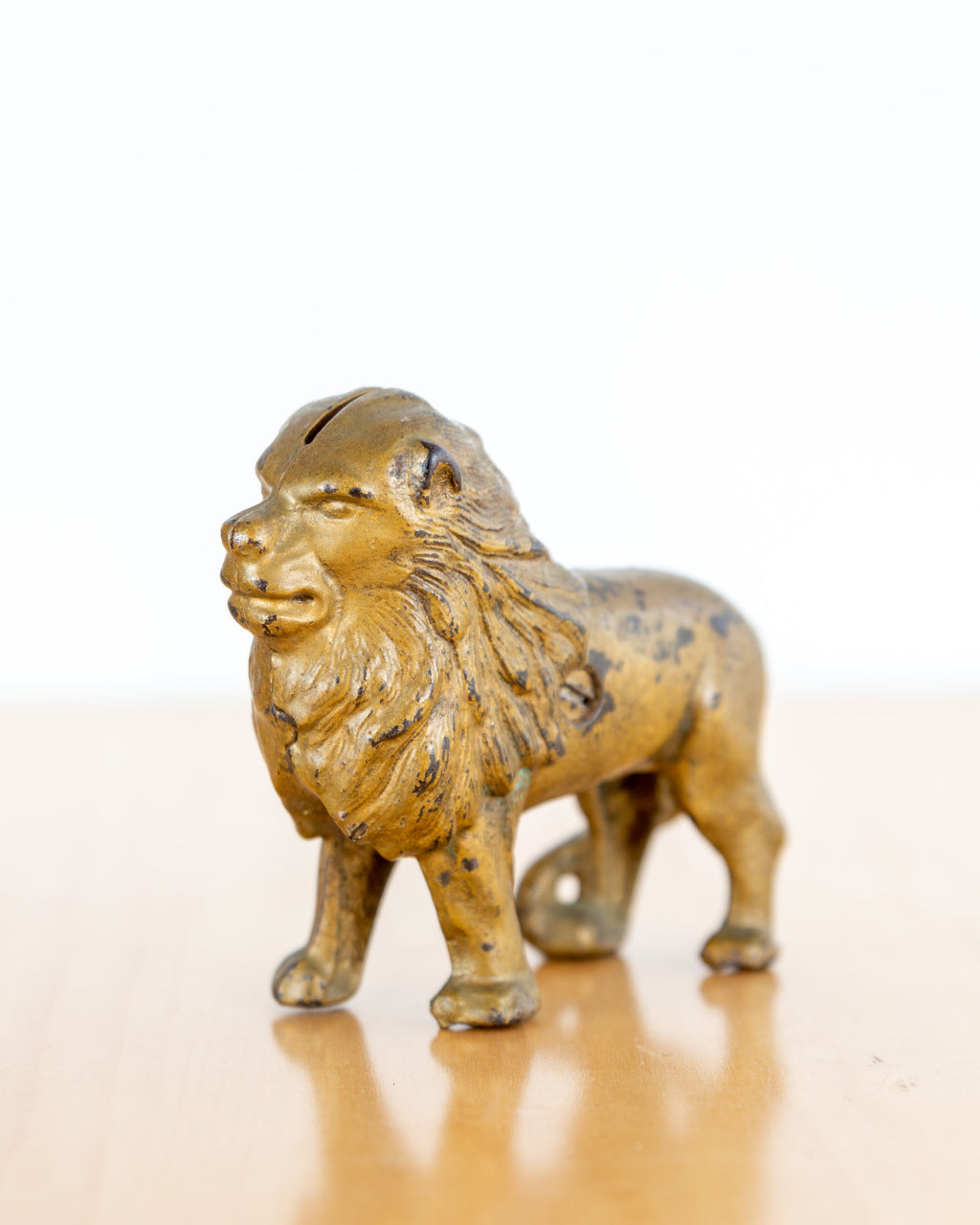 1930’s Metal Lion Piggy Bank