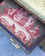 1970's Sarreid Ltd. Brass Clad 3 Drawer Chest with Natural Patina