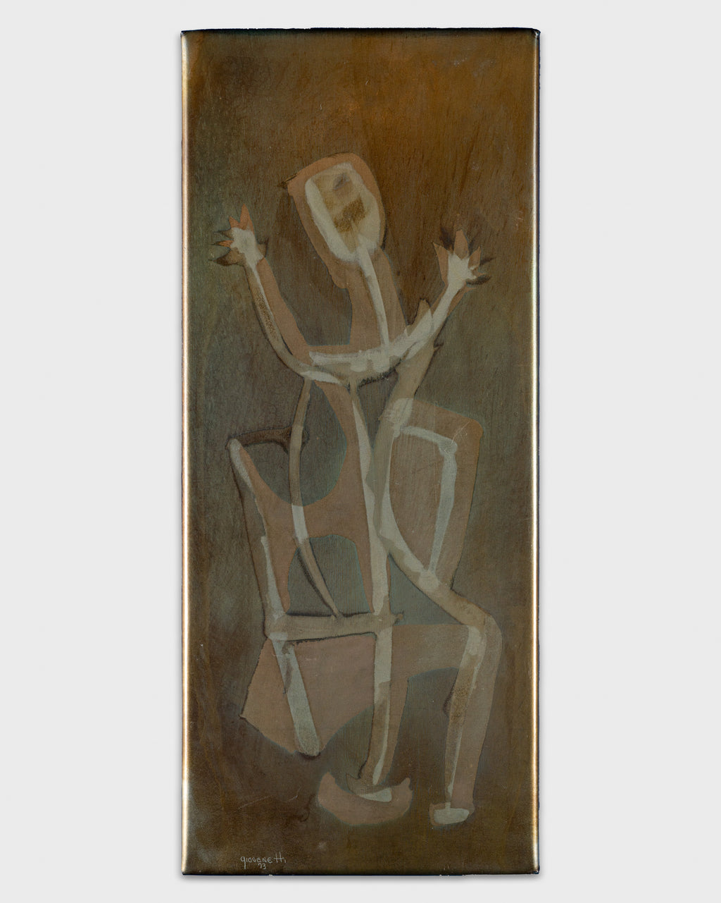 Acid Etched Abstract by Silvio Giovemetti, Italy 1973