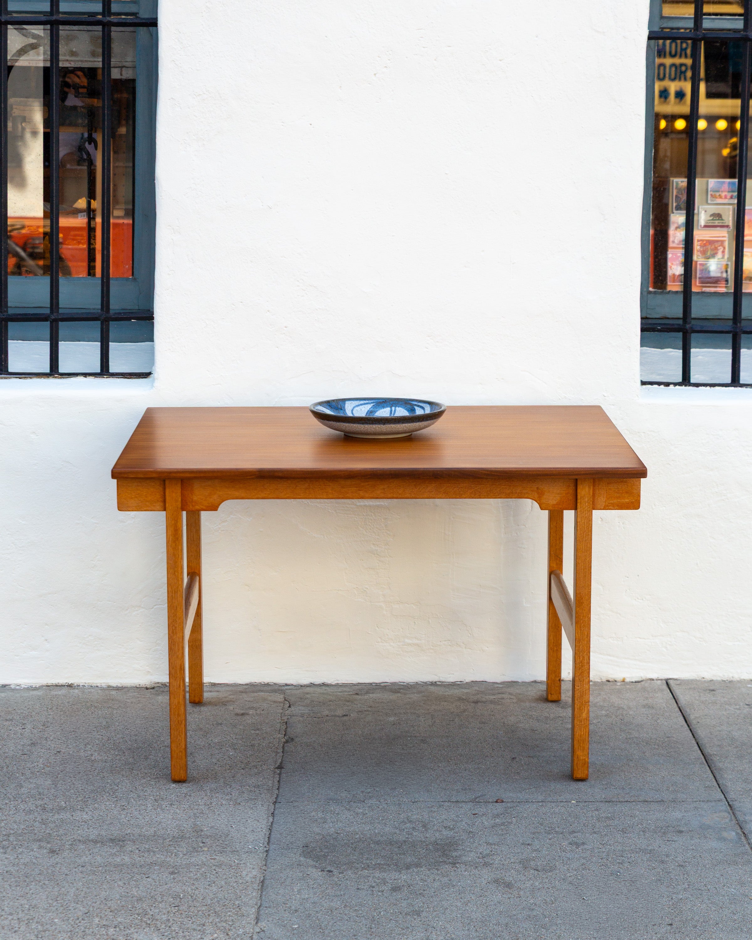 Danish Modern Teak and Oak Table by Hans Wegner for Getama