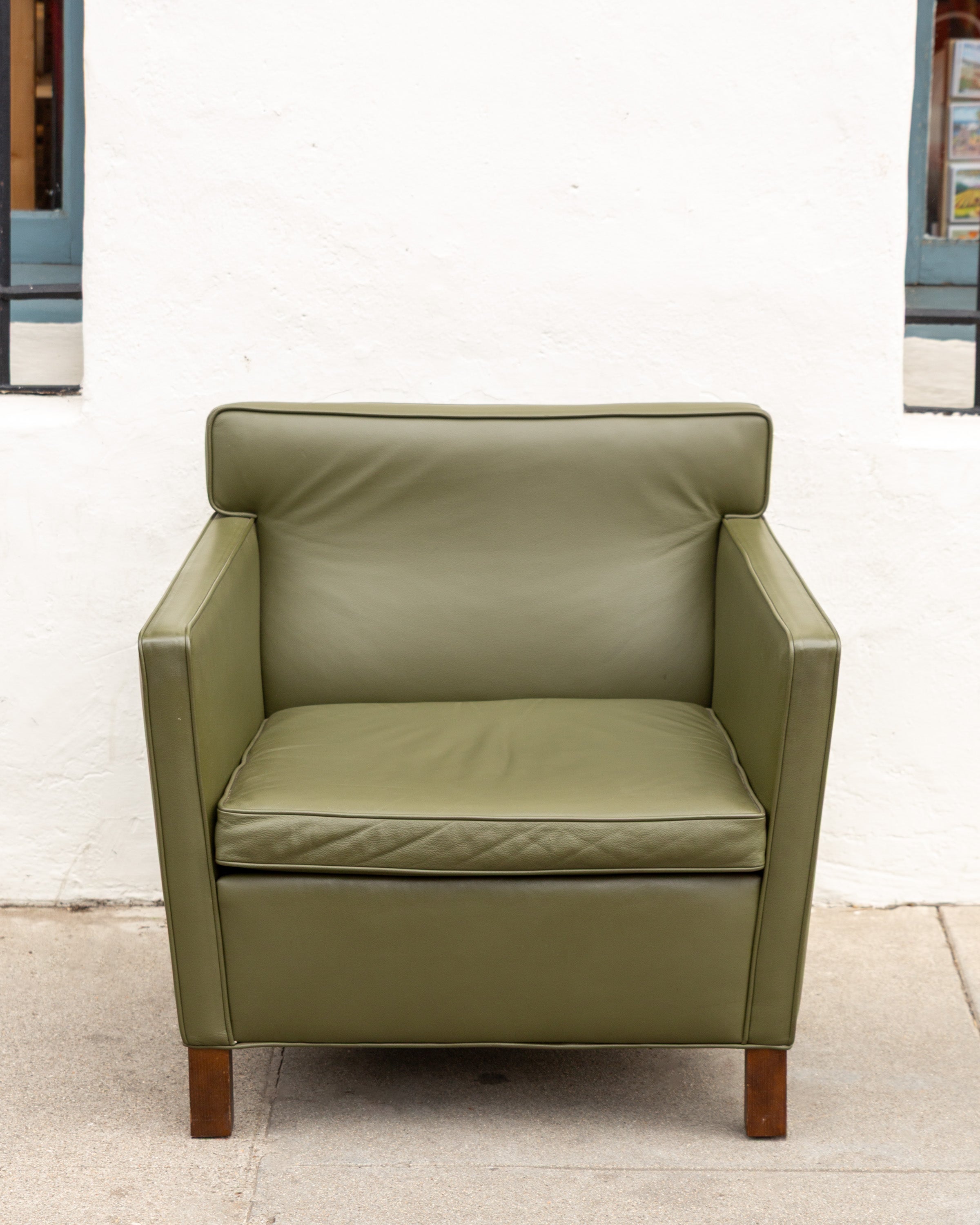 Mies Van Der Rohe Krefeld Leather Club Chair for Knoll International