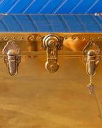 Vintage Brass Trunk with Keys