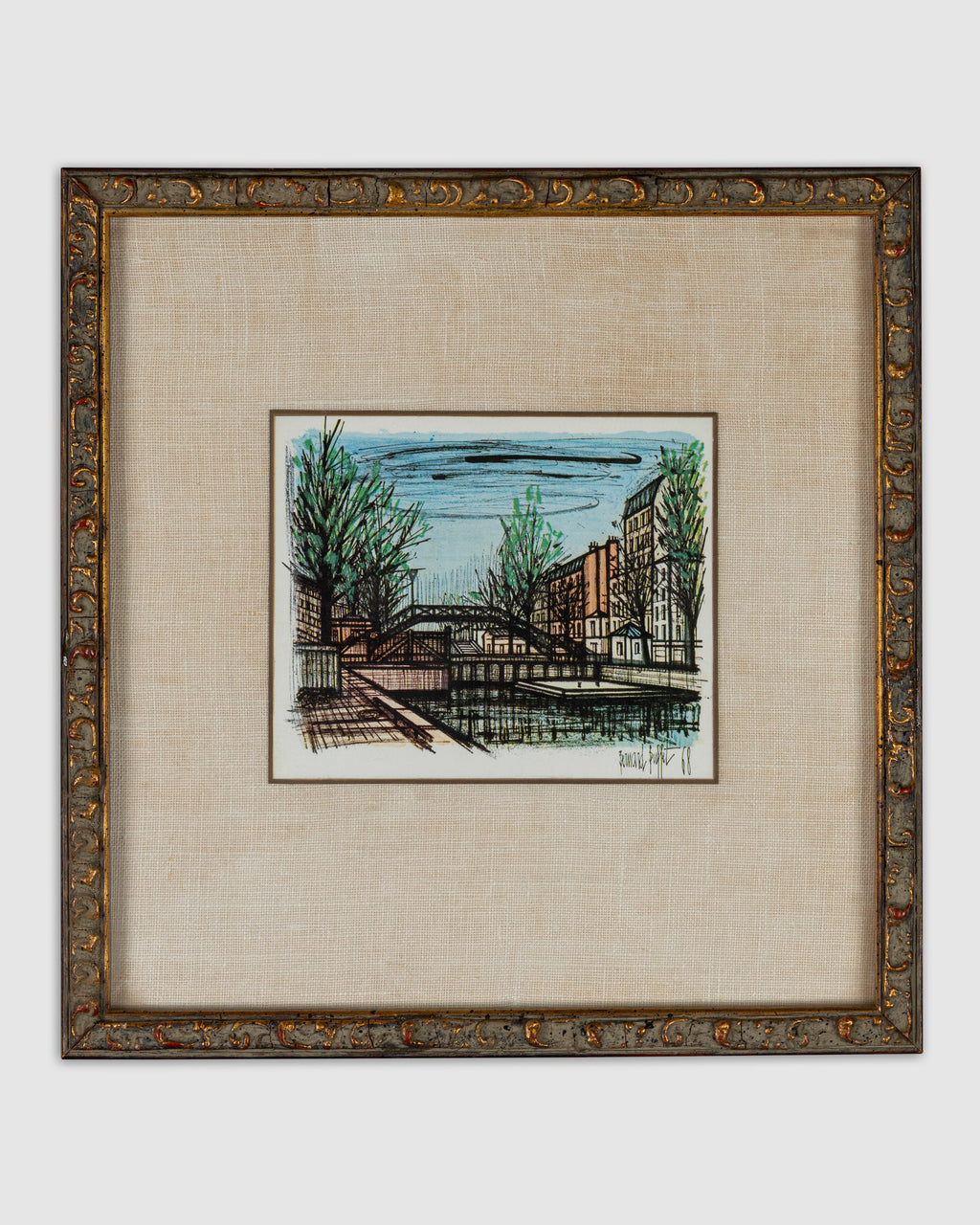 Canal St. Martin Lithograph