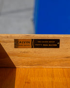 Paul McCobb for Calvin Mid Century Brass X Base Dresser