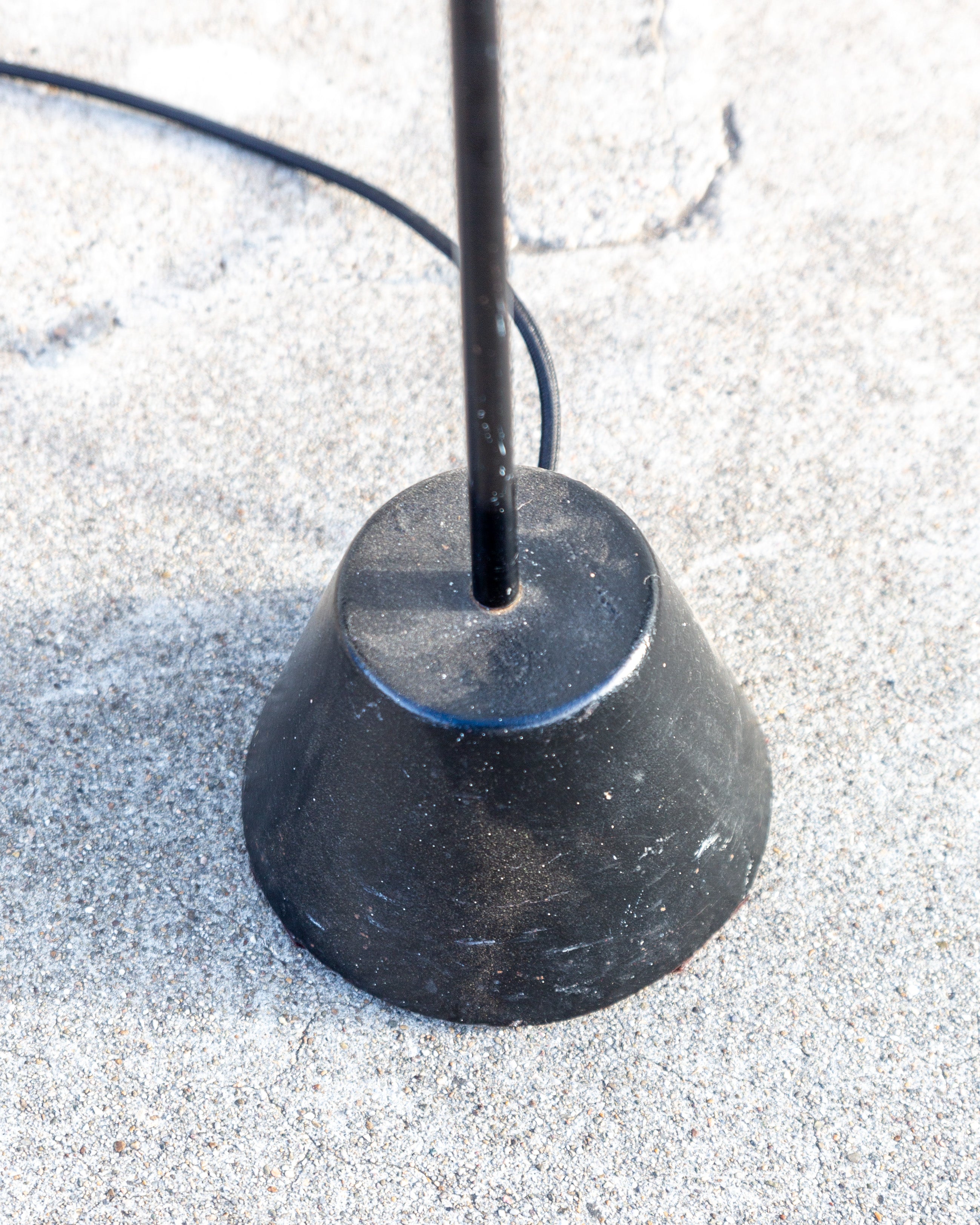 Vintage Minimalist Floor Lamp with Iron Base