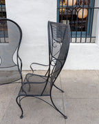 Russell Woodard Canopy Chairs Pair
