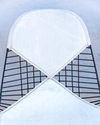 Eames DKR-2 Early 1950's New Powder Coat with Original Cushions