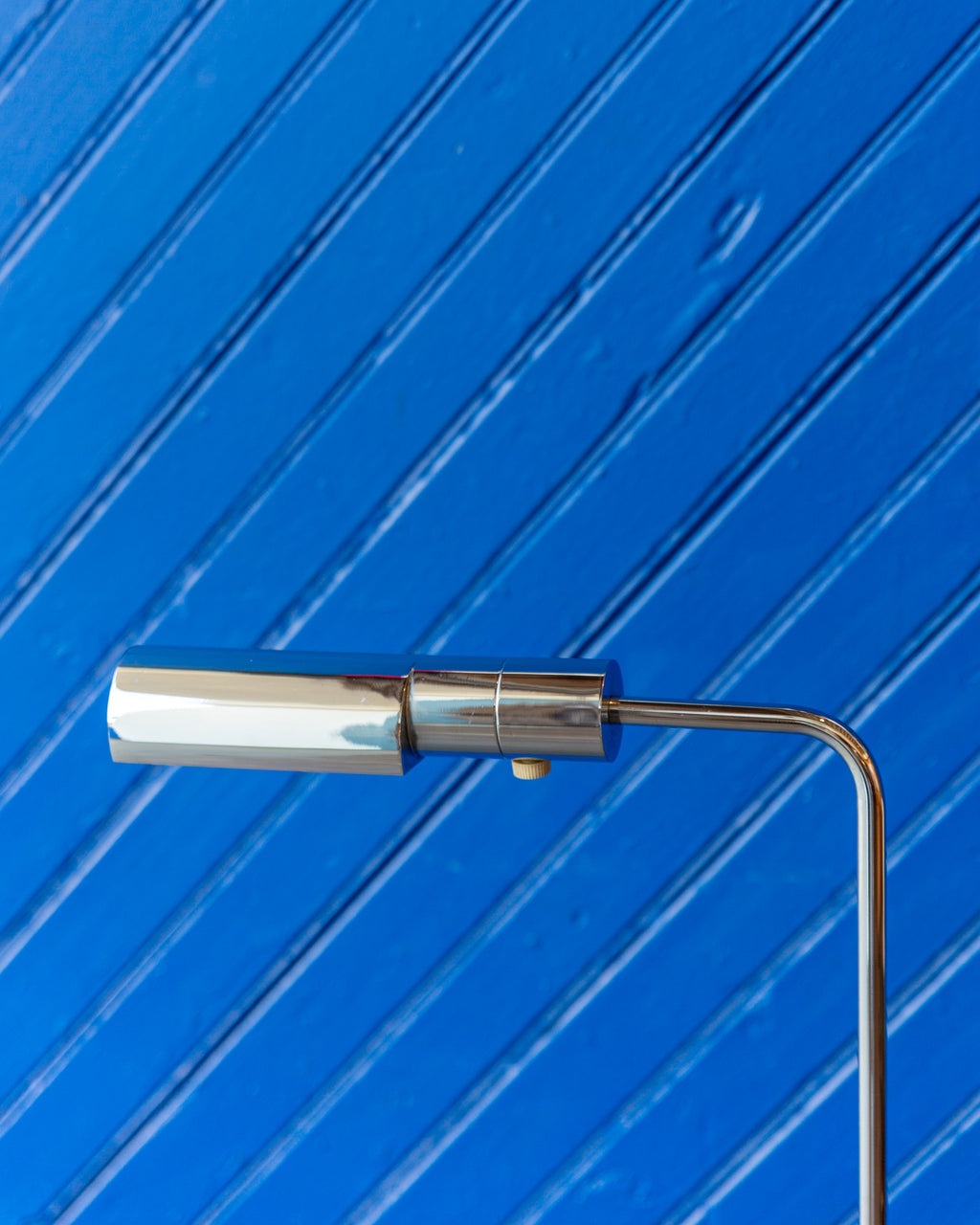 Mid Century Modern Chrome Pharmacy Style Floor Lamp by Casella Lighting