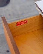 Vintage 1960s Vista of California, Walnut 3-Drawer Dresser